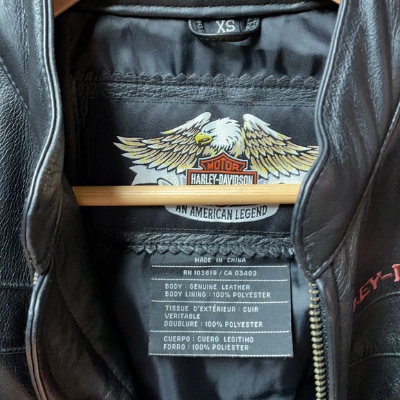 Harley Davidson genuine leather biker jacket - Picture 2 of 5